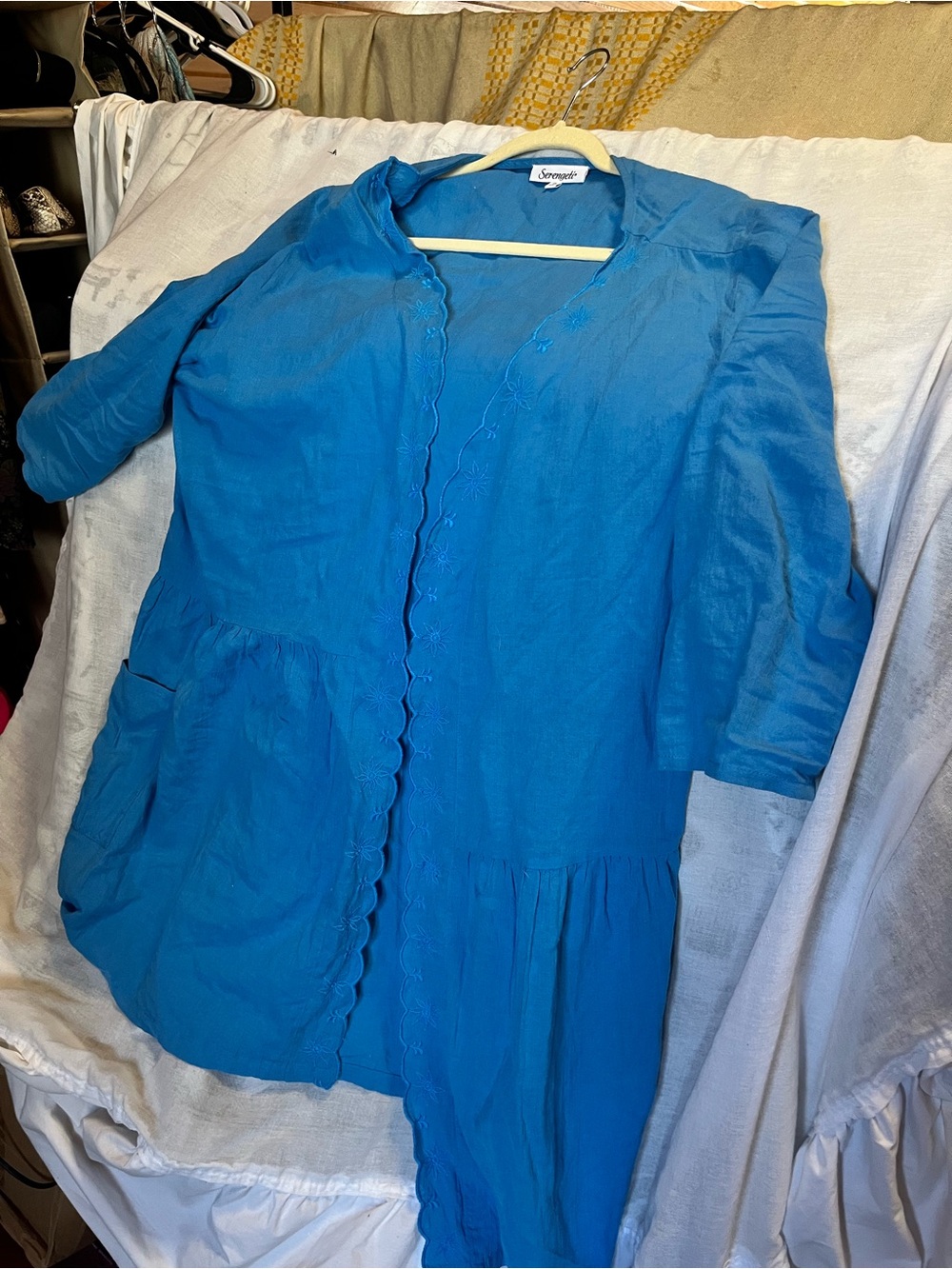 Serengeti Vibrant Blue Tunic Top